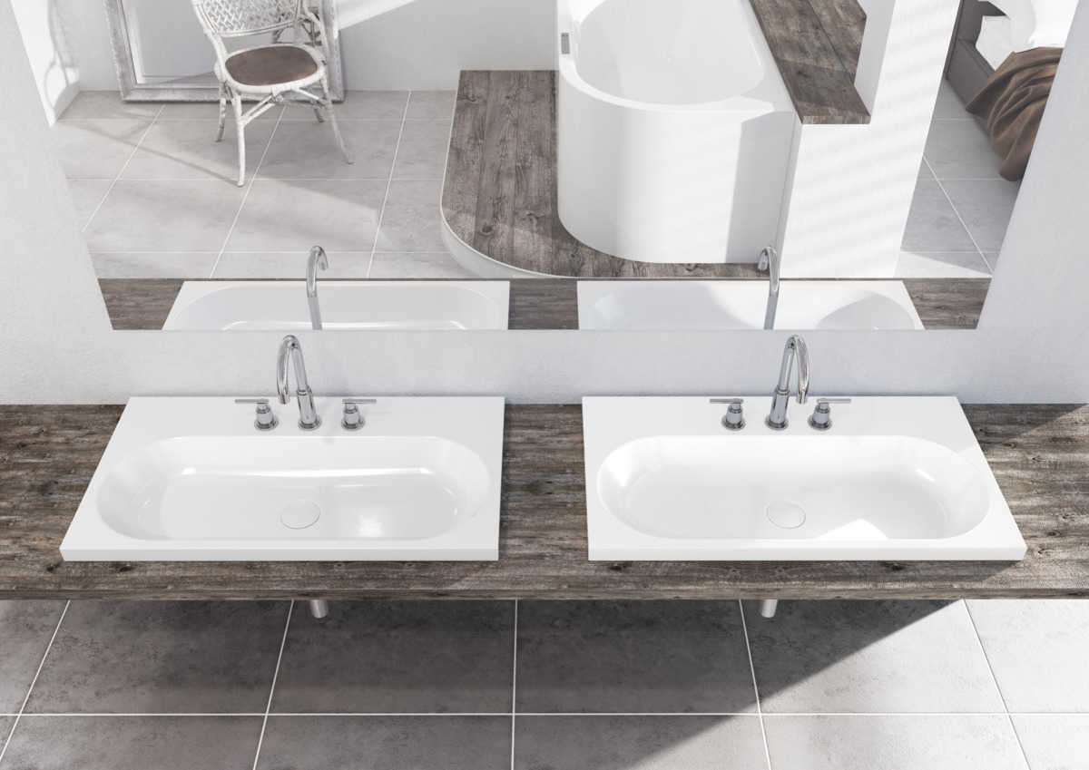 Умывальник KALDEWEI Сталь эмалированная 3056 448 теплый серый 60 30563319448 - Вид №2