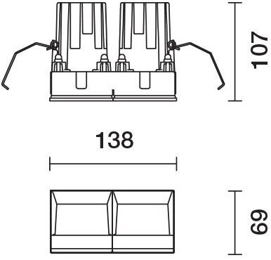 iGuzzini Встраиваемый светодиодный точечный светильник из литого алюминия для подвесных потолков Laser blade l sun-id-1495161 - Вид №9