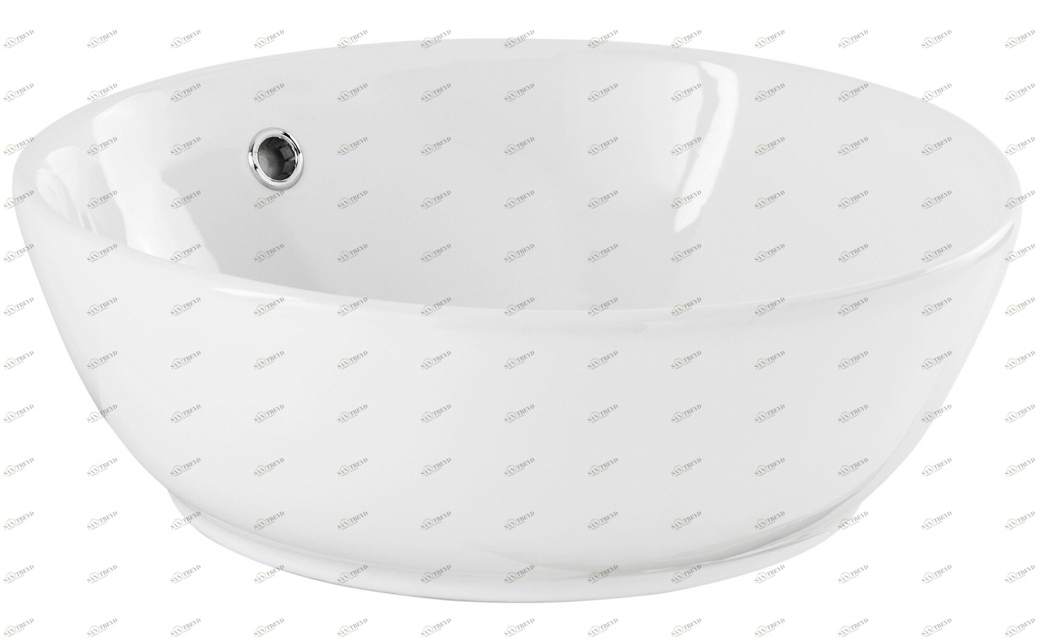 118840004 Накладная раковина на столешницу  круглая Sanindusa 