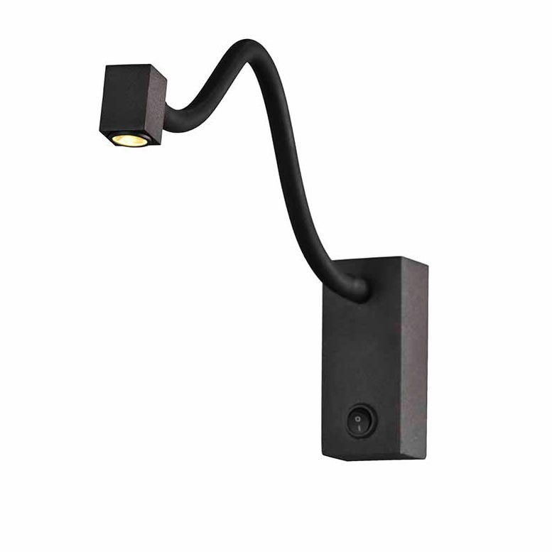 062037 Настенный светильник 6049 черный Mantra Boavista 