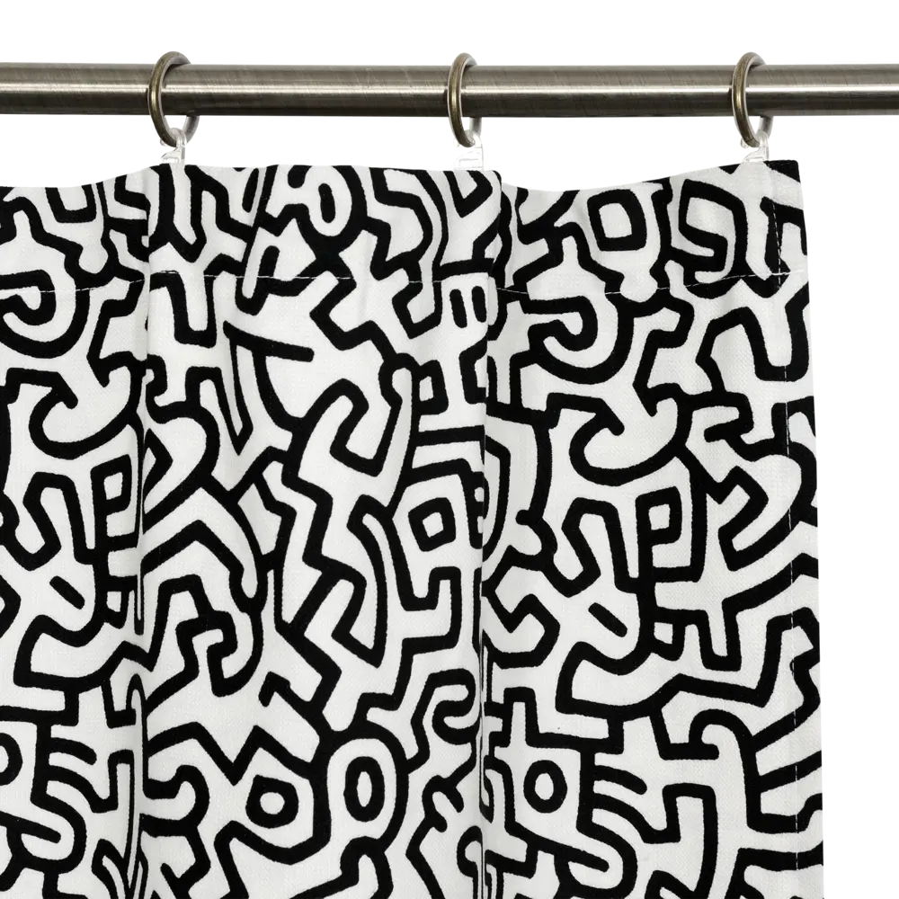 Штора на ленте Pop Art, 160x280 см, абстракция, цвет белый GARDEN STLM-2177561 - Вид №2