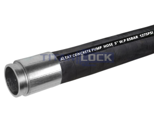 5in, Рукав для бетона «ALTAY», DN125, 2 фланца SK (5,5"), длина 4 м, 85bar, TL125AT-4000-2F TITAN LOCK