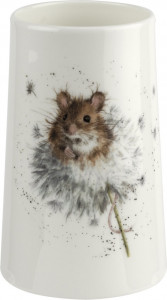 10669758 Royal Worcester Ваза Royal Worcester "Забавная фауна. Мышка" 14,6см Фарфор