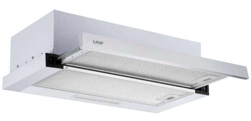 9185533 Вытяжка телескопическая LAUF LUNA 500 белый/белый STDN-0138716