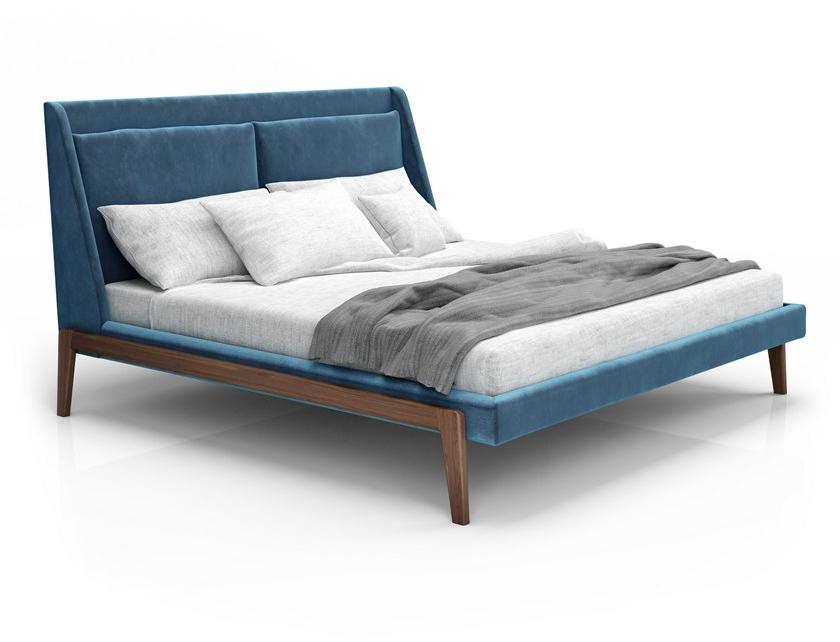 Huppé Двуспальная кровать с мягким изголовьем Frida 3449u-3453u HUPPE - Вид №1