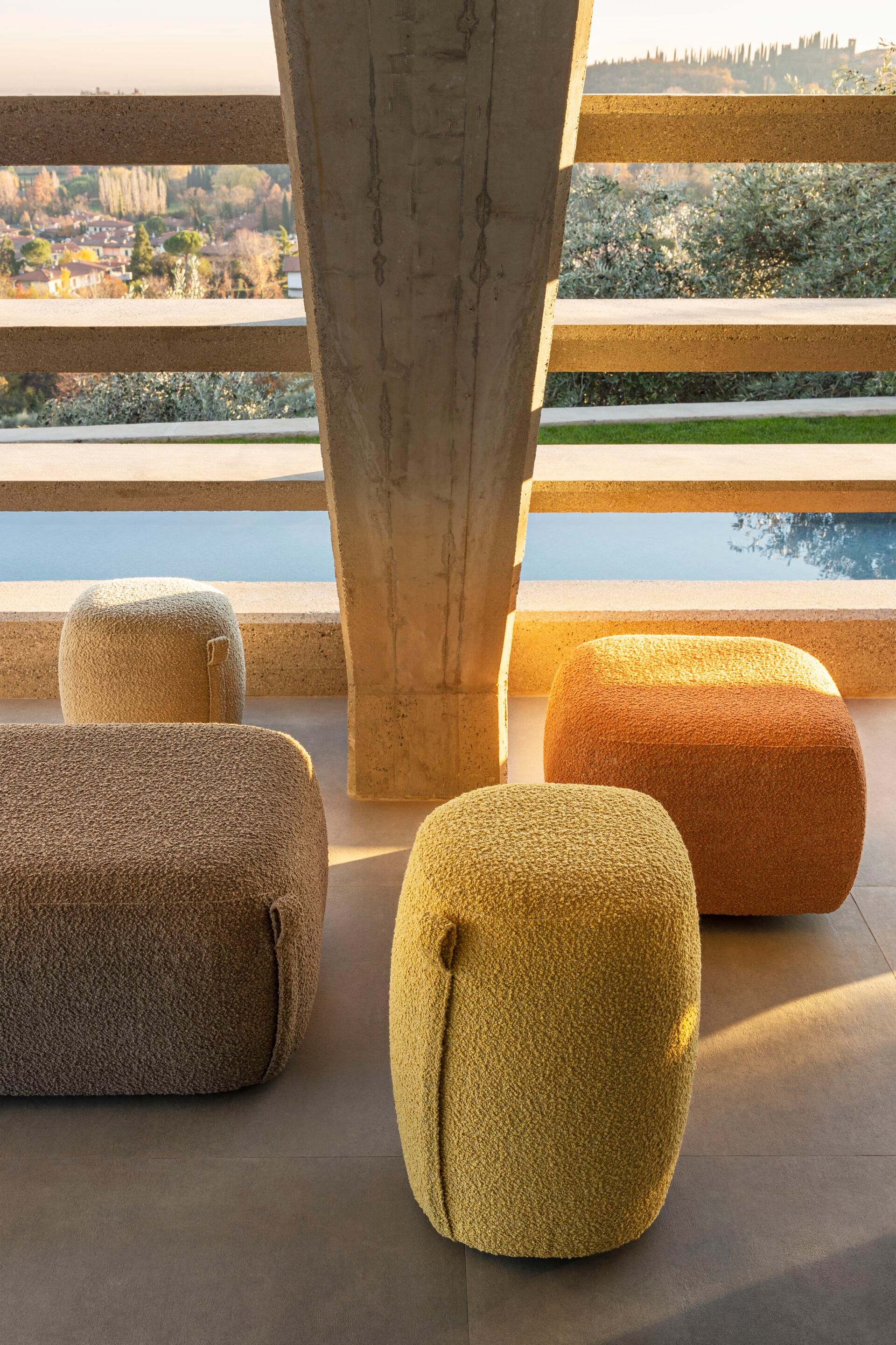 Квадратный пуф из ткани Luxy Sea Shell ARCH-00141961 - Вид №3