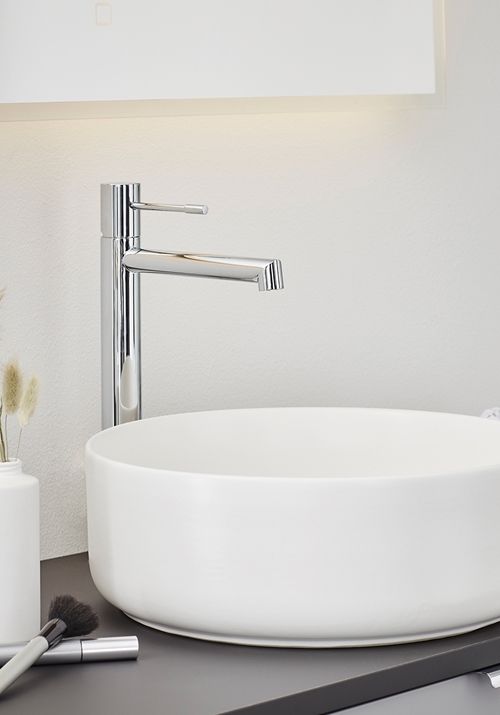 1381279 Форма Смесителя Для Умывальника Высокохромированная Hafa  Хромированный  - Вид №2