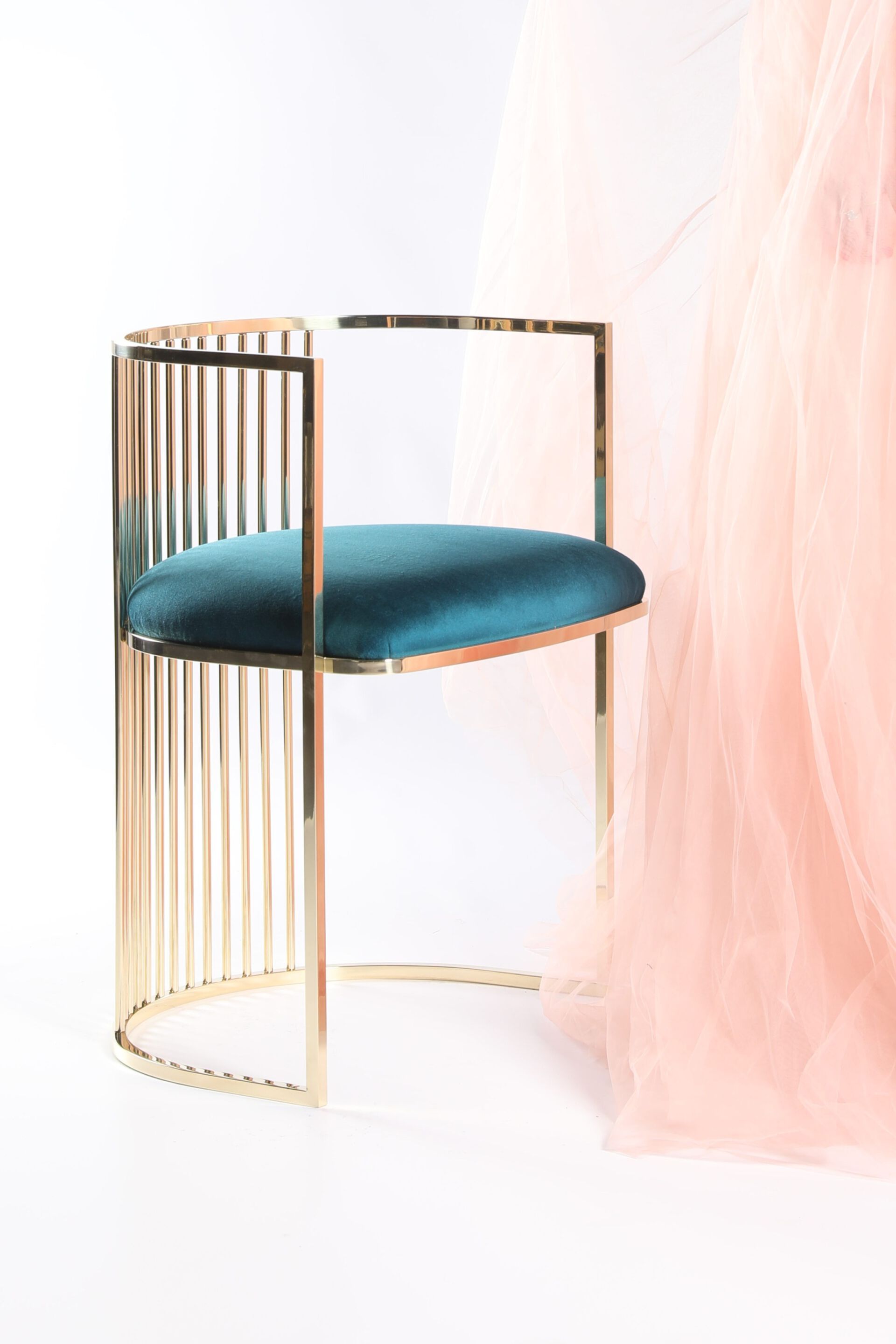 Латунный стул с мягким сиденьем Galbiati Exclusive Interiors ARCH-00043278 - Вид №7