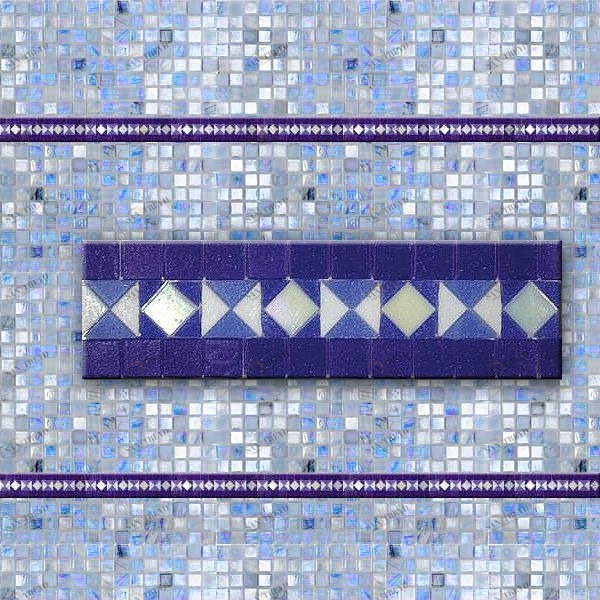 БОРДЮР ИЗ СТЕКЛЯННОЙ МОЗАИКИ BC322 ALMA БОРДЮРЫ ХУДОЖЕСТВЕННЫЕ