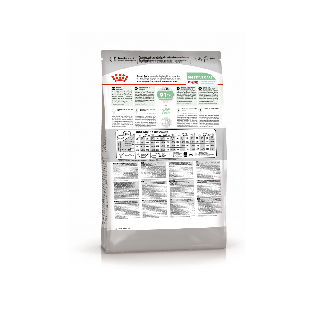 Т00008767 Корм для собак Size Medium Sensible для средних пород с чувствительным пищеварением сух. 10кг ROYAL CANIN  - Вид №2