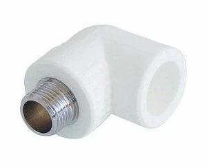 Угольник переходной НР KALDE 90 D20х3/4" полипропиленовый белый