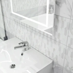 Плитка настенная Mersey Hexo A0554H24105 20x40 см 1.6 м² матовая цвет серый 89352905 STLM-2187289