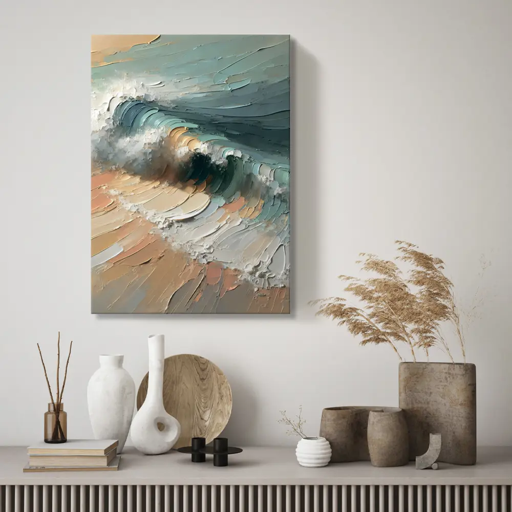 Santreyd Картина «Большая волна» 50×70 см для современного интерьера 89394681 STLM-1518713 - Вид №2