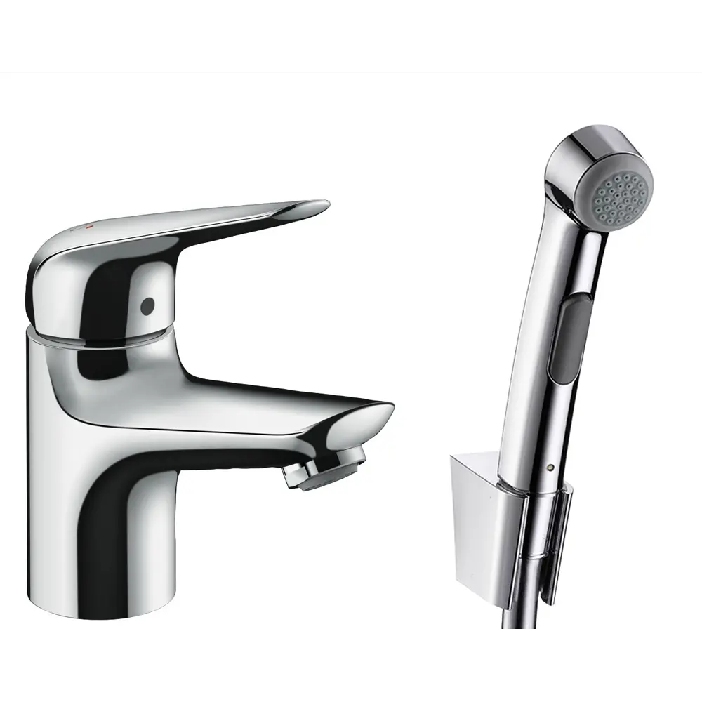 Смеситель для раковины Hansgrohe Novus однорычажный с гигиеническим душем цвет хром 82600728 STLM-2173689 