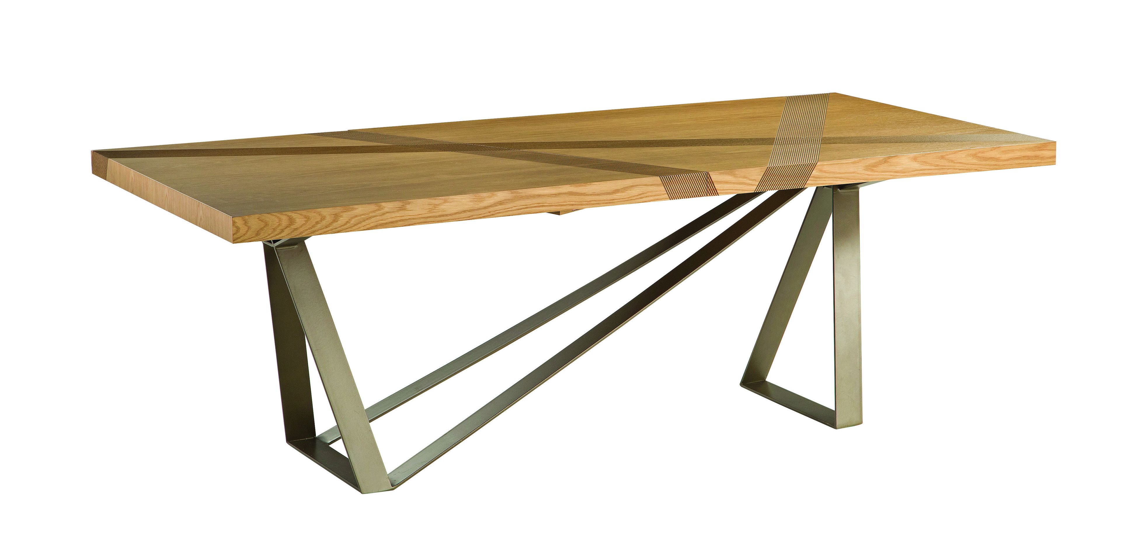 Прямоугольный обеденный стол из шпона ROCHE BOBOIS трек ARCH-00004645