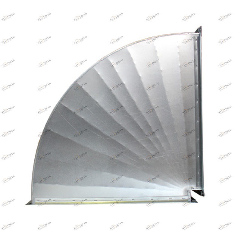 Отвод 90º прямоугольный (оц. сталь) 700х500 Santreyd sun-id-683118