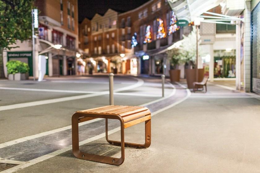 mmcité1 Садовый стул из алюминия и дерева Portiqoa Pqa152  - Вид №1