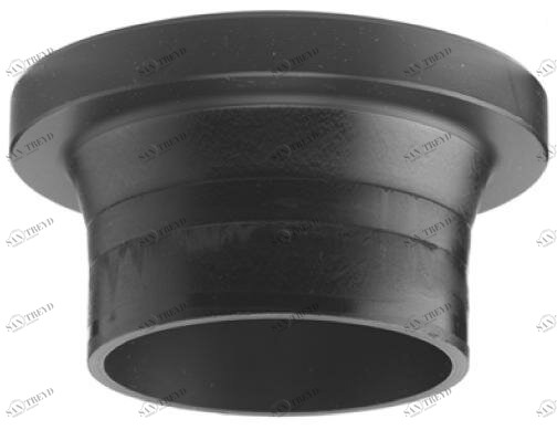 SANIT 72205502025 Заглушка конец, ПЭ слив, желобчатая 