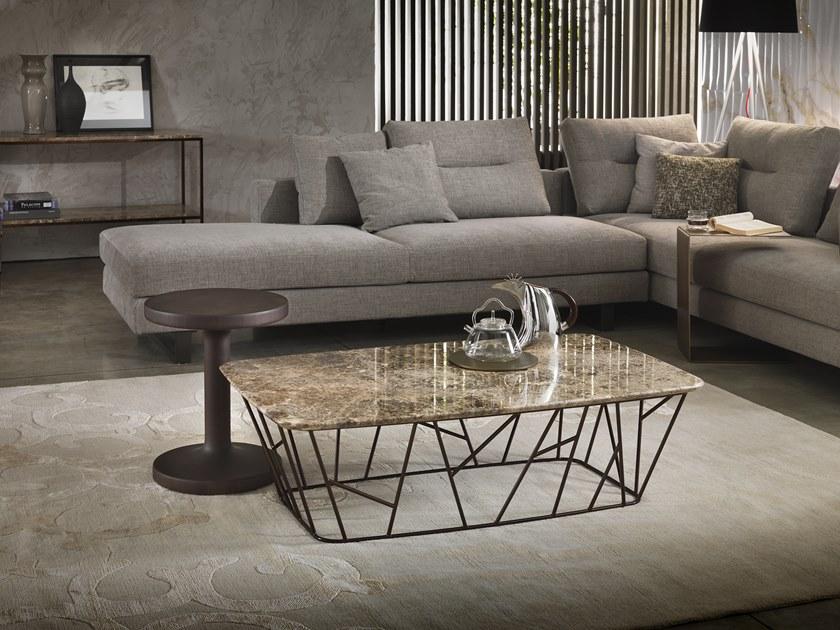 Marelli Круглый журнальный столик из массива дерева для гостиной sun-id-1410232 - Вид №3