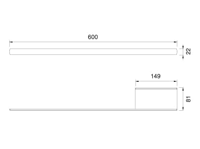 Держатель для полотенец из нержавеющей стали с полкой CEADESIGN AYLA ARCH-00117254 - Вид №3