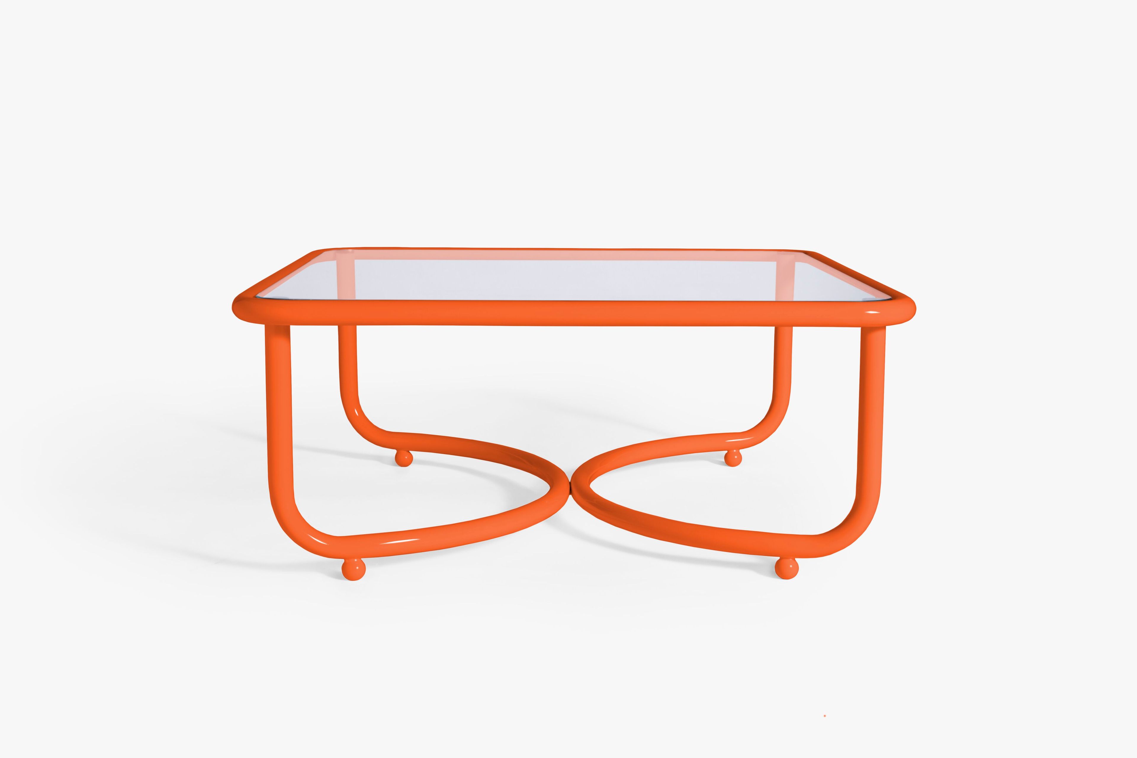 Квадратный садовый стол из нержавеющей стали и стекла Exteta Locus Solus ARCH-00090760 - Вид №3