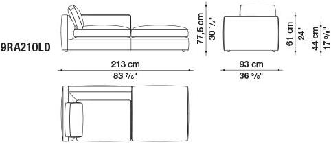 B&B Italia Диван из ткани Richard sun-id-1429934 - Вид №13
