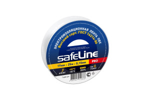 15525321 Изолента 19/25 белый 9373 Safeline