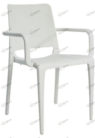 Ezpeleta Штабелируемый садовый стул из полипропилена с подлокотниками  Mn-hal00 
