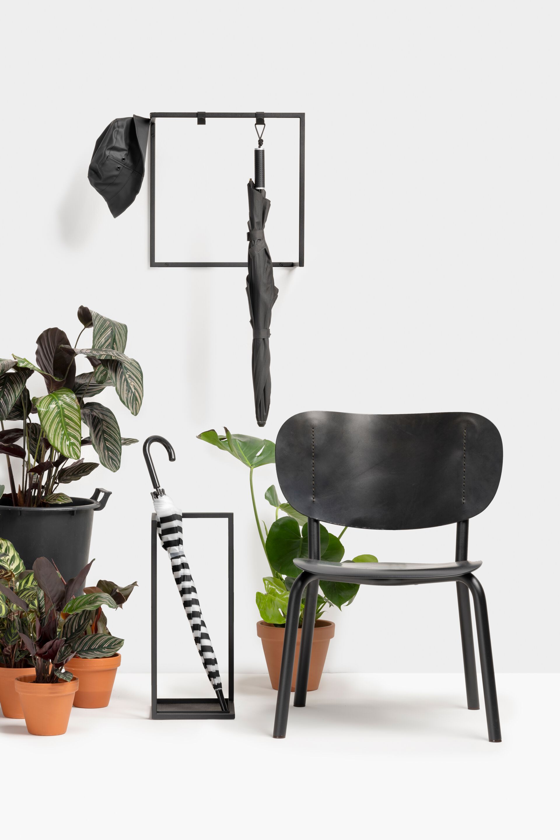 Кожаный и деревянный стул FUNCTIONALS EMIL ROSI ARCH-00147461 - Вид №21