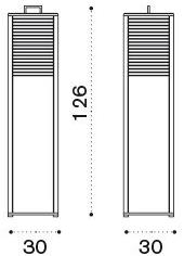 Ethimo Напольный светодиодный торшер из тика Ginger sun-id-1354232 - Вид №6
