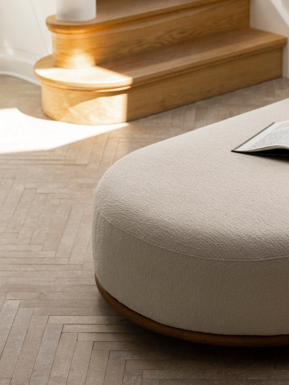 Овальный пуф из ткани EXPORMIM Бочонок ARCH-00133033 - Вид №2