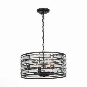 Подвесная люстра ST Luce Chiarezza SL665.403.06 ST LUCE ДИЗАЙНЕРСКИЕ, CHIAREZZA 109243 Черный