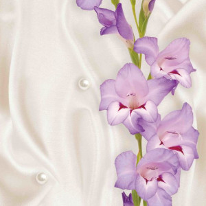 Панель ПВХ Шелк жемчужный Узор 620 2,7*0,25 STELLA Light STSR-377