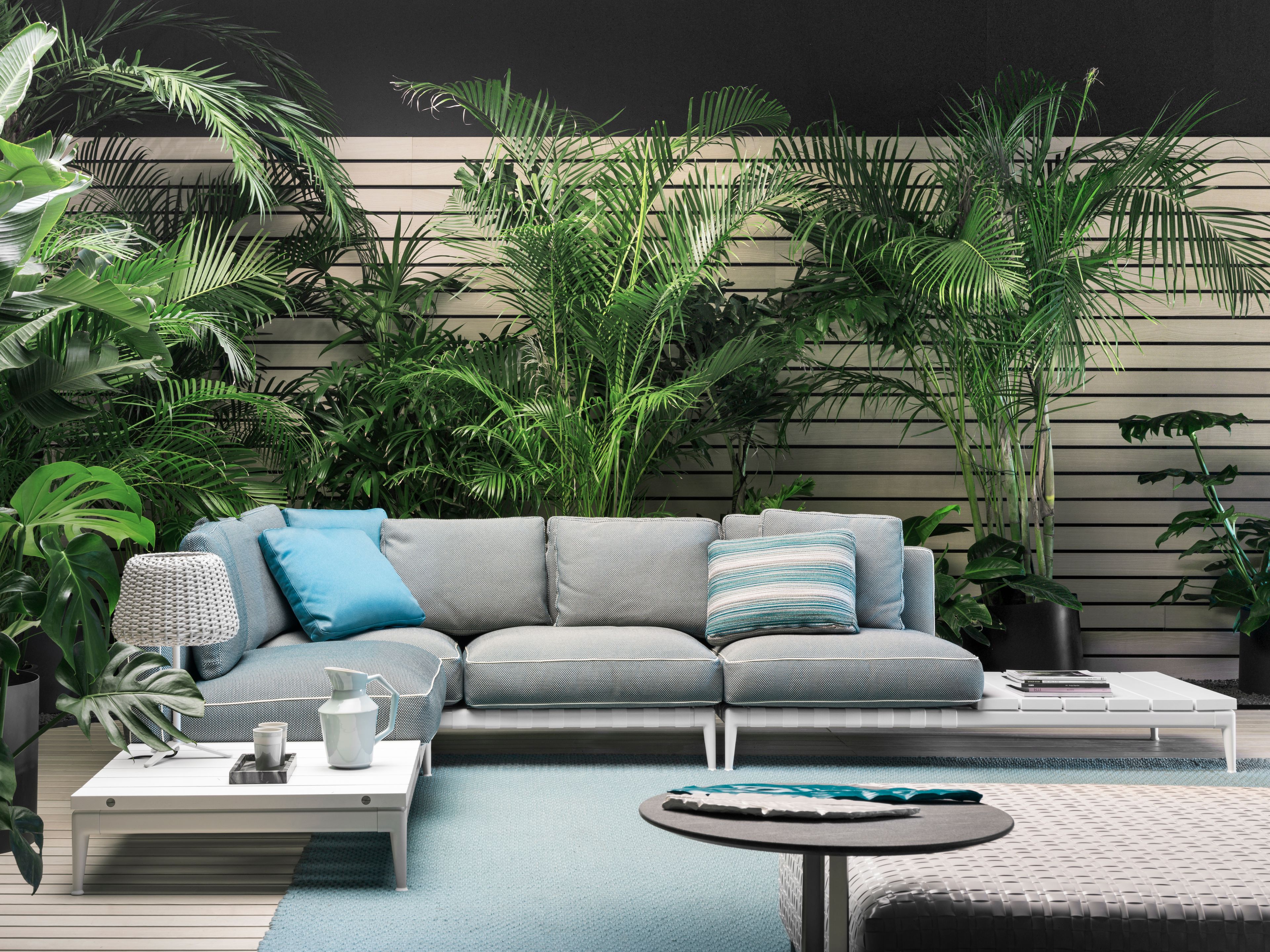 Ткань открытый секционный диван Flexform Атлас ARCH-00134214 - Вид №7