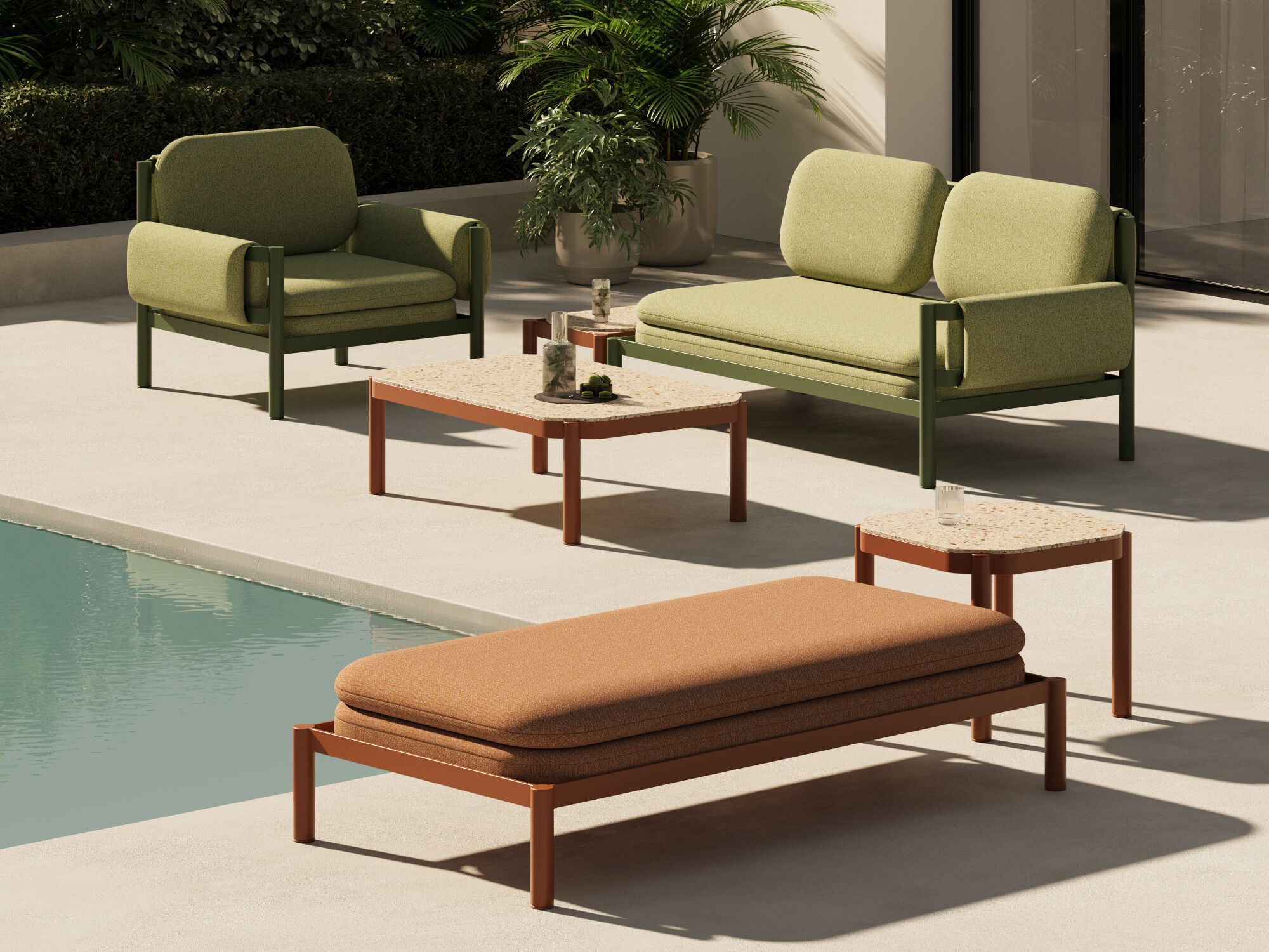 Алюминиевый садовый стул с подлокотниками Joyf Tropic ARCH-00131769 - Вид №4