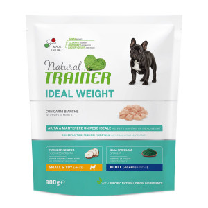 ПР0000329 Корм для собак TRAINER Natural для мелких пород с избыточным весом курица, индейка,рис сух. 800г NATURAL TRAINER