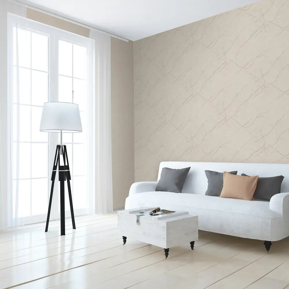 Обои флизелиновые Ateliero Rinaldi бежевые 1.06 м At285648 STLM-2028261 - Вид №5