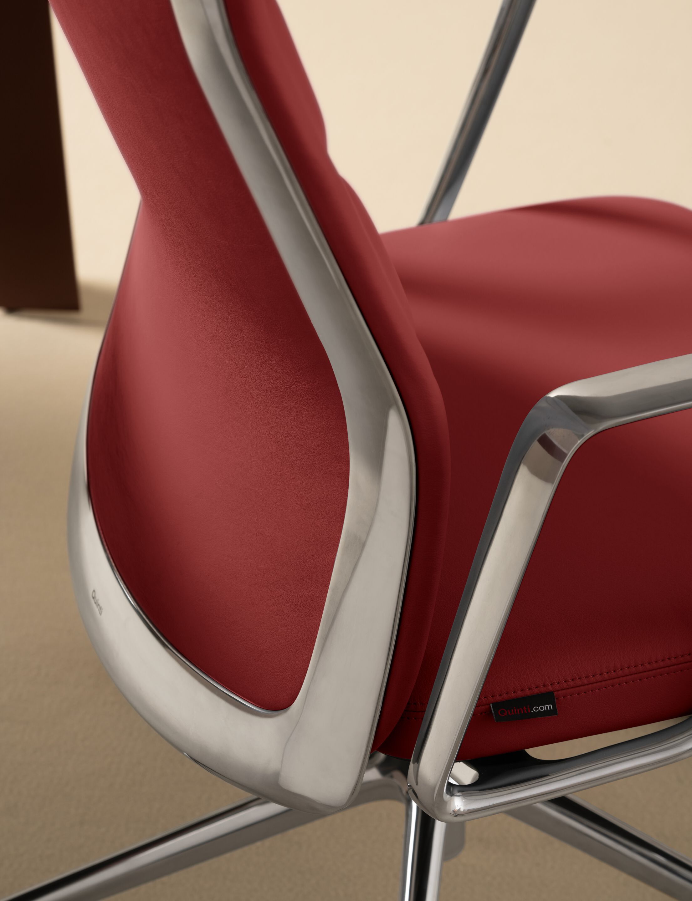 Тканевое регулируемое по высоте офисное кресло с колесами Quinti Sedute It's It ARCH-00042363 - Вид №4