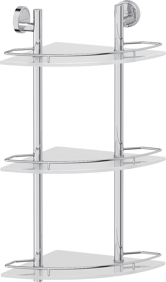 LUX 073 Полка угловая 3-х ярусная 28 cm FBS Luxia