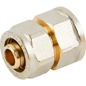 Переходник Aquasfera 1/2"x16 мм ВР никелированная латунь 027-8714