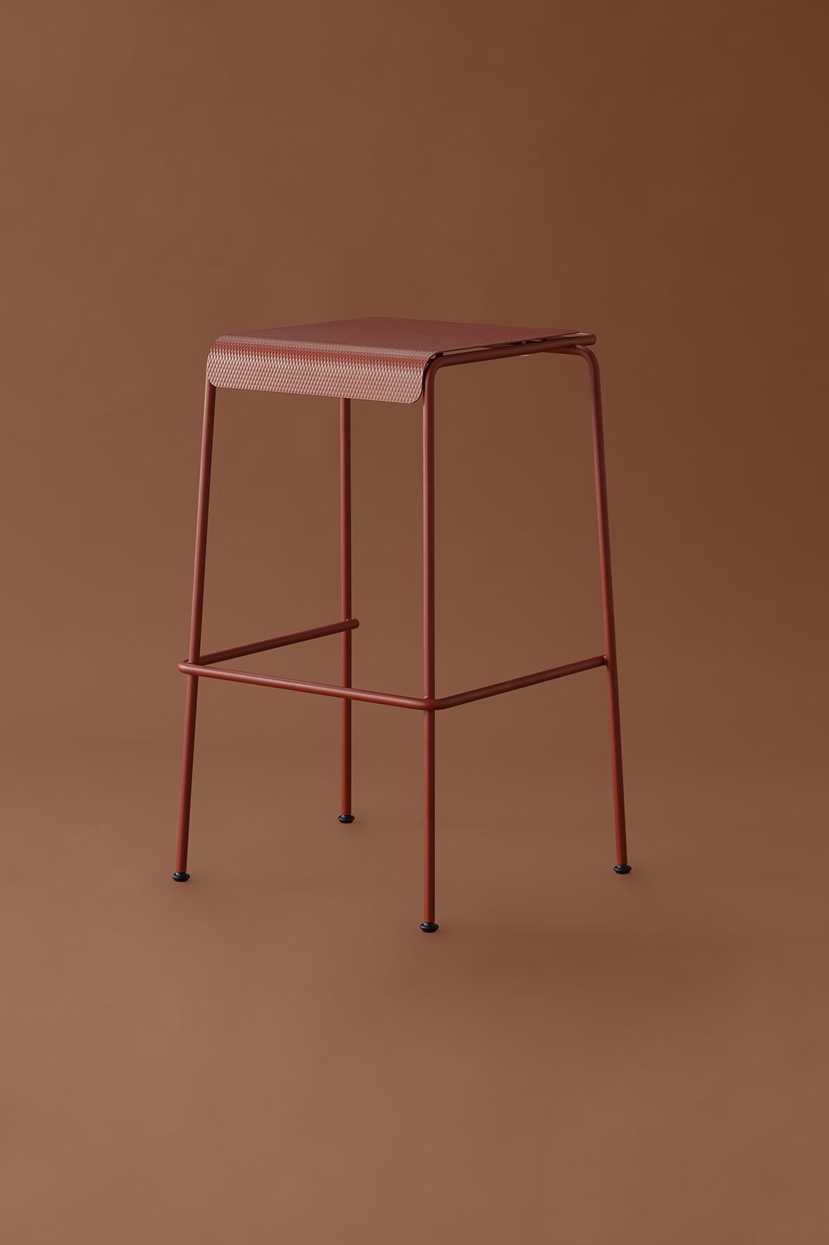 Высокий стул из нержавеющей стали с подставкой для ног Kastel Koki ARCH-00072557 - Вид №9