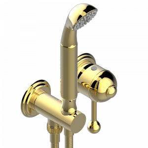 U4E-6561B Trim only for wall mixer with complete handshower on hook Thg-paris Duomo Покрытие PVD золотистый цвет