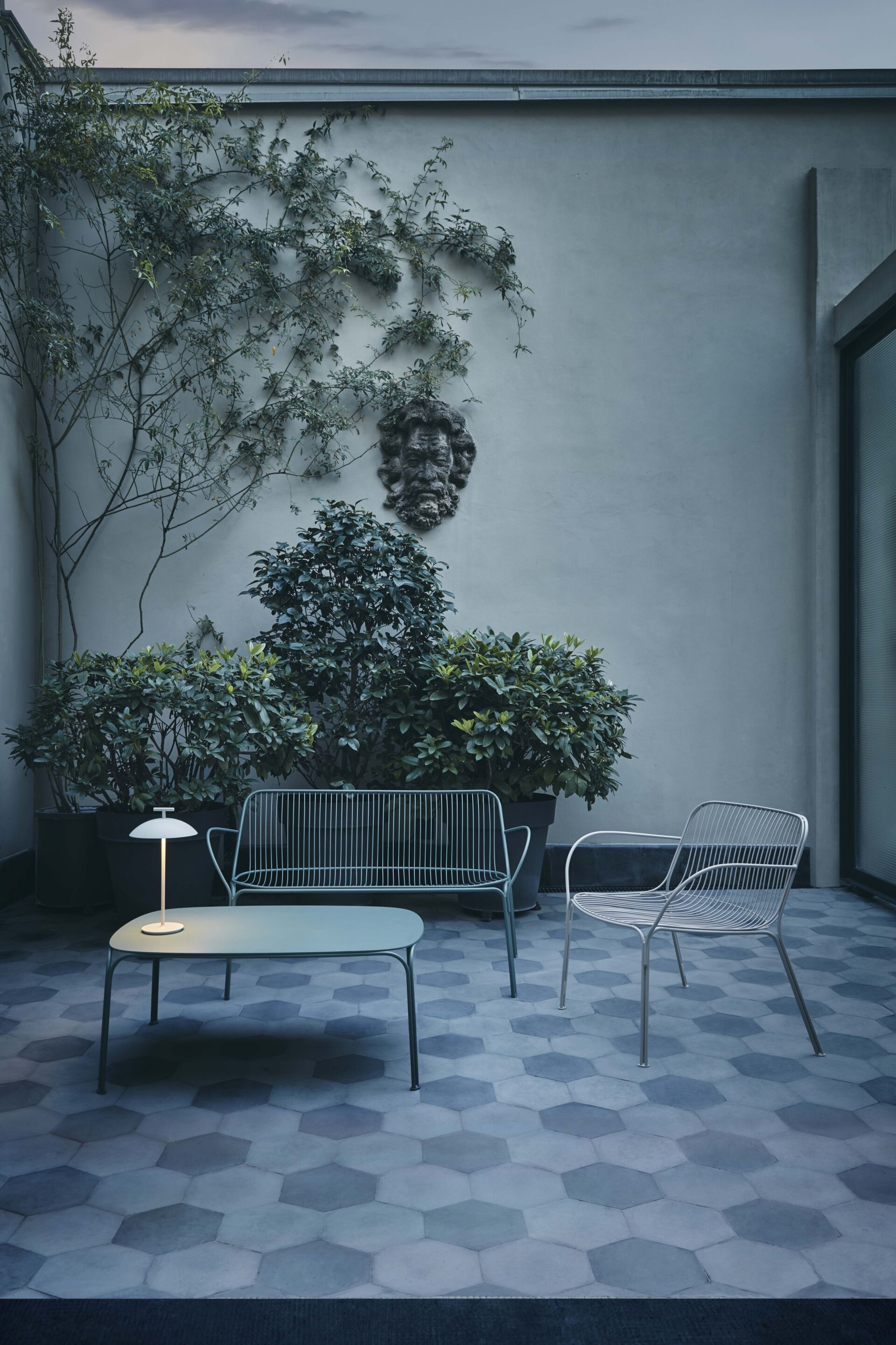 Прямоугольный садовый столик из оцинкованной стали Kartell Hiray ARCH-00094326 - Вид №13