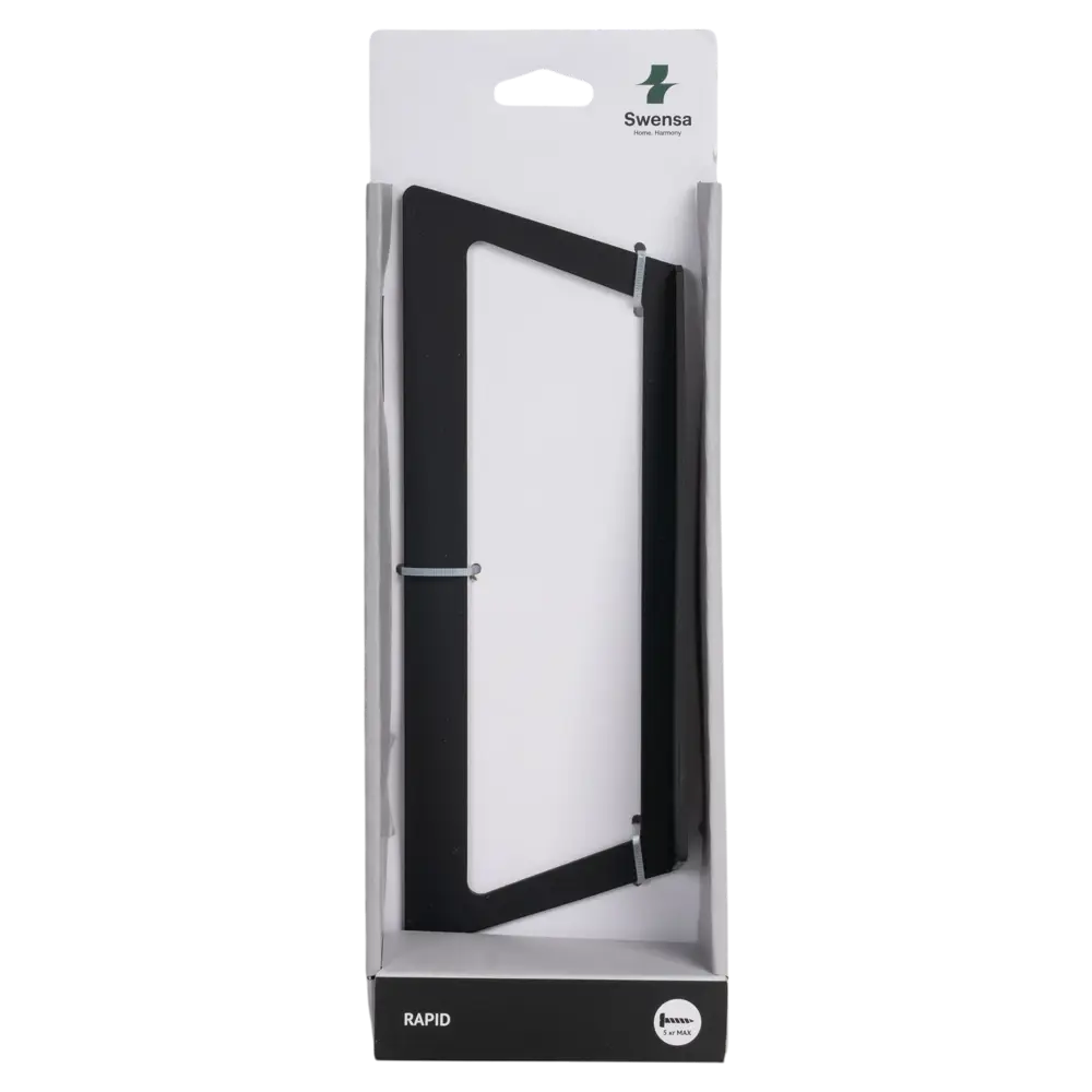 Полотенцедержатель-кольцо Swensa Rapid черный матовый 89368795 STLM-1583556 - Вид №4