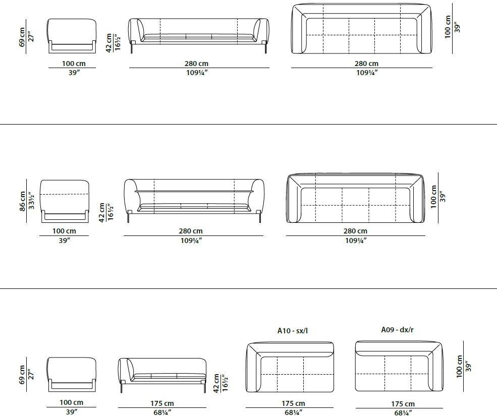 BAXTER Секционный угловой диван в коже Viktor sun-id-1479275 - Вид №15