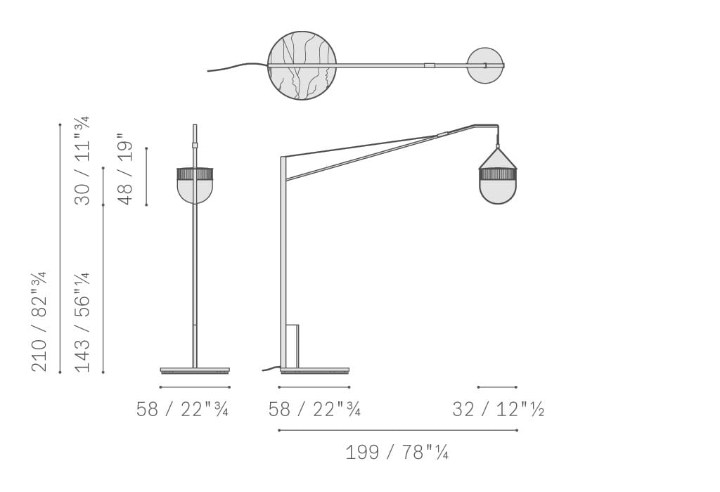 Торшер с диммером Poltrona Frau коллекция-мебель и аксессуары ARCH-00031648 - Вид №11