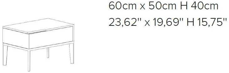 Natuzzi Лаковая прикроватная тумба с ящиками Mondrian sun-id-1423918 - Вид №4