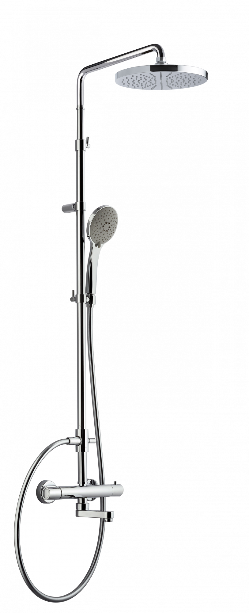 00-1874-N-CR CARIMALI Риголетто телескопическая с изливом, душевая лейка Stick 