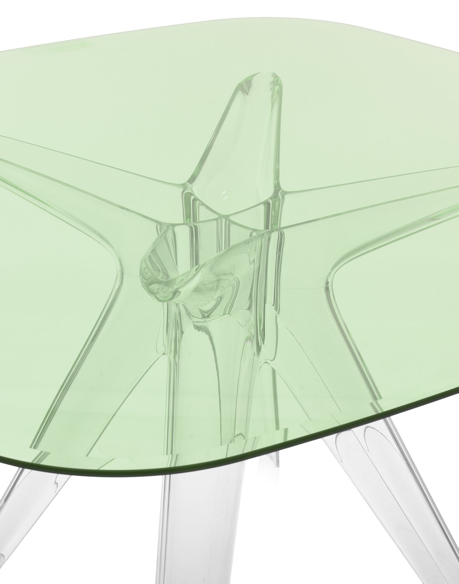 Квадратный стол из хрусталя и инженерного пластика Kartell SIR GIO ARCH-00107757 - Вид №24