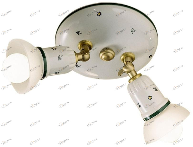 FERROLUCE Несколько регулируемых керамических потолочных светильников Savona C278 - c279